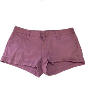Vibrant‎ and Stylish: Junior Women's Hurley Purple Lowrider Shorts in Size 9